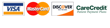 we accept Creditcare, Visa, Mastercard and Discover